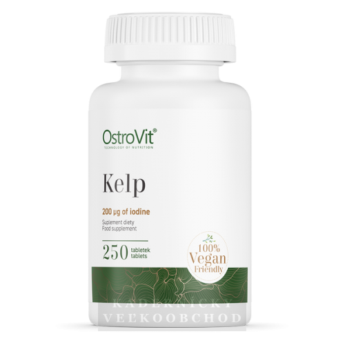 OstroVit Kelp - Jód štítna žľaza 250 tabliet