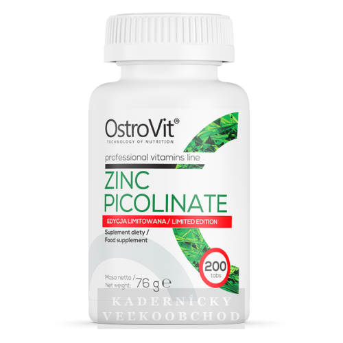 OstroVit Zinc Picolinate - Zinok 200 tab