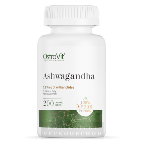OstroVit Ashwagandha - ženšen , vitalita 200 tab.