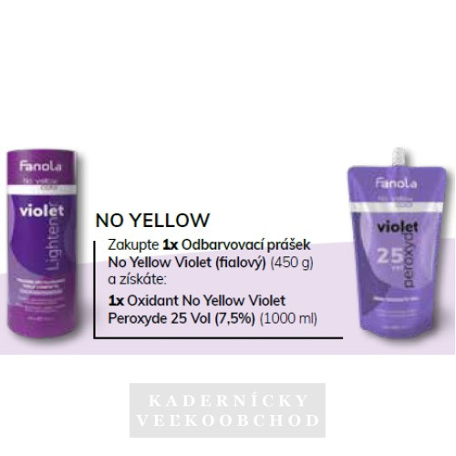 *AKCIA NoYellow Zosvetľovač BLUE alebo VIOLET 450g