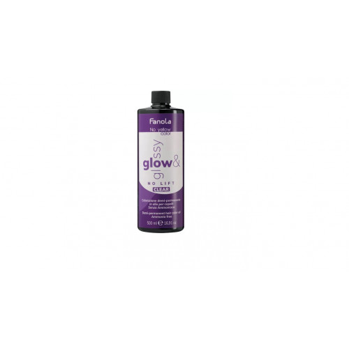 NO YELLOW GLOW & GLOSSY OIL Toner CLEAR 500 ML.
