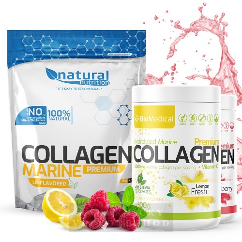 Bio Medical Collagen Premium kolagén Raspberry300g