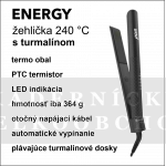 Žehlička Energy Straightener Black