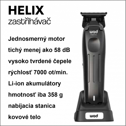 Strojček Helix Hair Trimmer Black