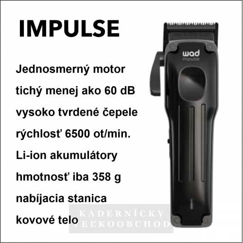 Strojček Impulse Hair Clipper Black