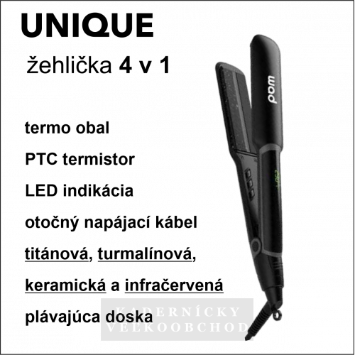 Žehlička Unique Straightener Black