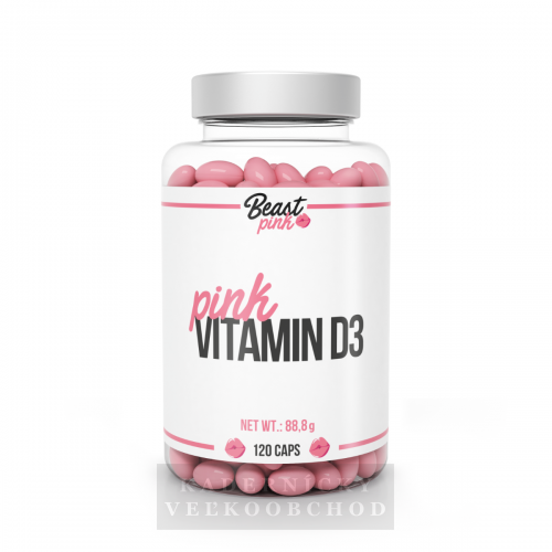 BestPink Pink Vitamín D3 zdravé kosti+zuby,120tab