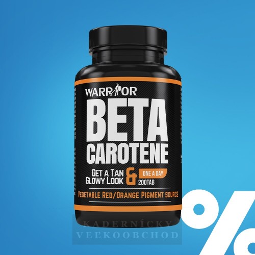 Warrior Beta Carotene pokožka, zrak, imunita 200t.