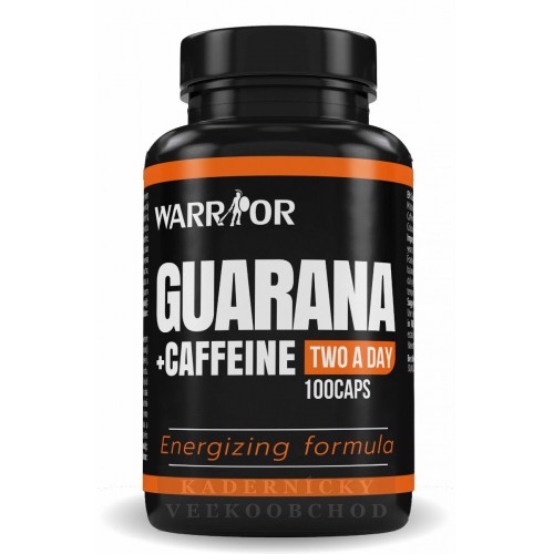 Warrior Guarana+Caffeine-sústredenie,ospalosť 100c