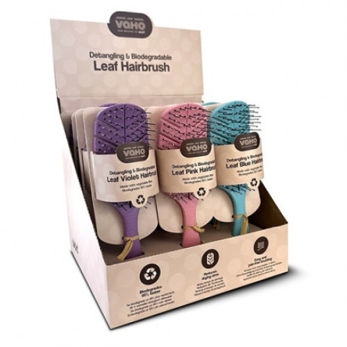 Kefa LEAF HAIRBRUSH VIOLET