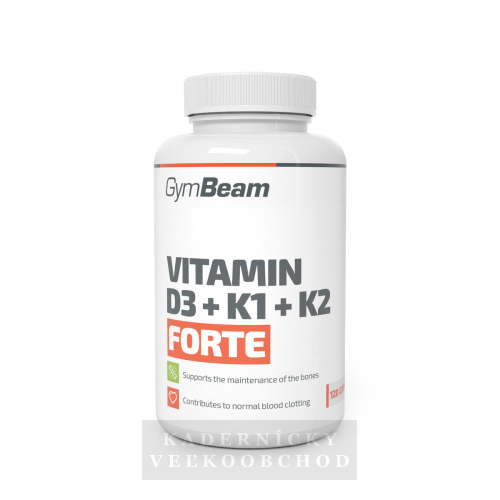 GymBeam Vit. D3+K1+K2 Forte-imunita, zrážanie krvi